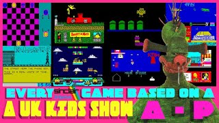 Every Spectrum Game Based On A UK Kids Show | Part 1 | A to P