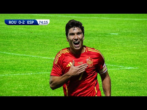 Gonzalo García 🇪🇸 | Romania vs Spain U21 | Goal & All Touches | 2–0 Win