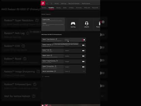 Бесплатное повышение FPS с помощью AMD Radeon Super Resolution RSR #shorts