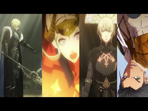 Fire Emblem Three Houses - All Routes Ending Cutscenes Dimitri Edelgard and Claude!