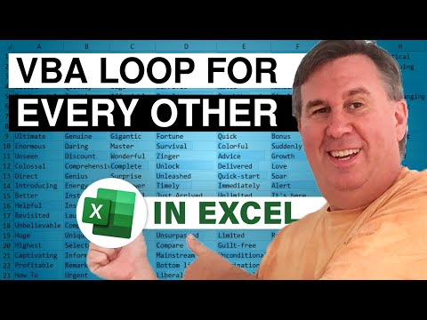 Excel VBA - Loop for Every Other Record - Episode 1211.205