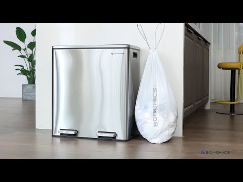 SONGMICS 16 Gallon Step Trash Can ULTB60NL