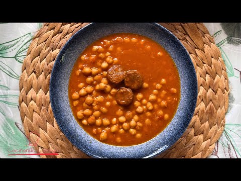 GARBANZOS tradicionales fรกciles y riquรญsimos para coger FUERZAS! ๐ฅ