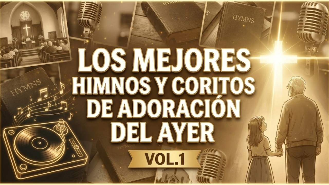 Cadena De Coritos de Adoración - Popurrí Con Los Mejores Himnos & Coritos Antiguos