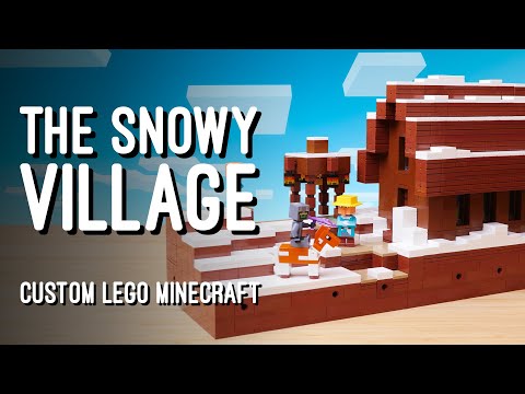 The Snowy Village | Custom LEGO Minecraft World
