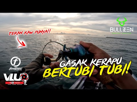 Gasak Kerapu BERTUBI TUBI!! - #VLUQ462 - Kayak Fishing Malaysia