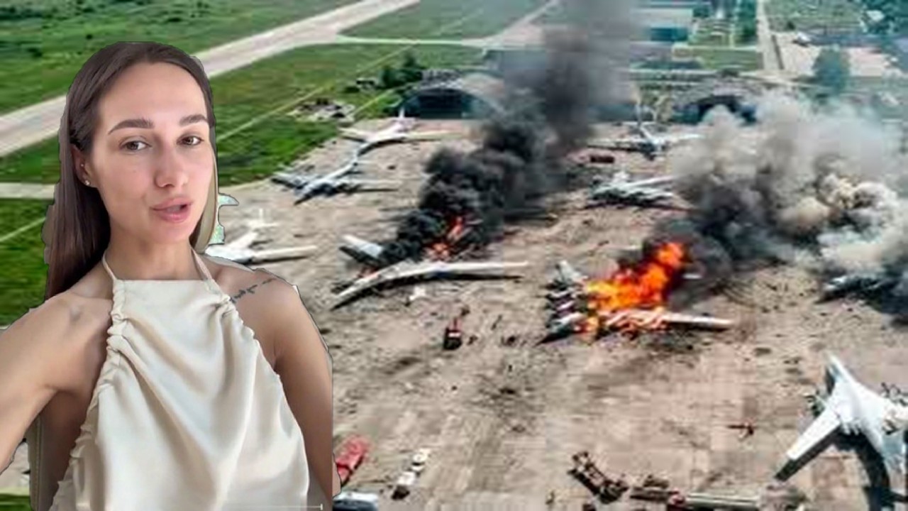 VISUAL CONFIRMATION: RUSSIAN TU-95 STRATEGIC BOMBER IN FLAMES AFTER UKRAINIAN STRIKE AT ENGELS