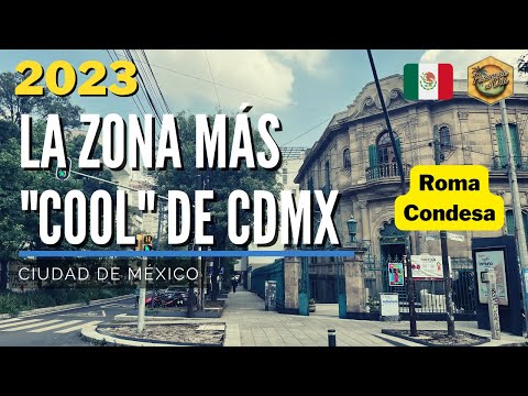 The secrets of Colonia Roma and Condesa in Mexico City: essential places 🇲🇽 [4K]