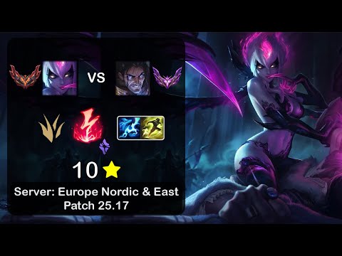 Evelynn Jungle vs Sylas - EUNE GrandMaster - Patch 25.17