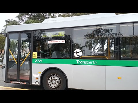 [Hill And City] Transperth Bus Route No. 282 (TP2721) Kalamunda Bus Station to Elizabeth Quay BS