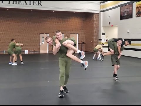 MJHS, MCJROTC: PT (Intro to Fireman Carry) 2022