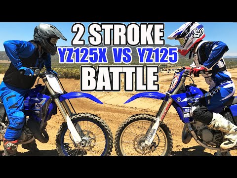 Yamaha YZ125X vs Yamaha YZ125 - 2 stroke MX battle