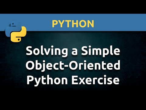 Solving a Simple Object-Oriented Python Exercise for Beginners