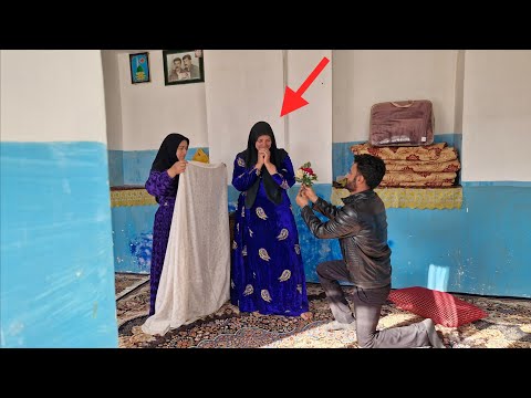 Sajjad shocked everyone! Proposing with a bouquet of flowers and the cameraman's reaction 😱💔