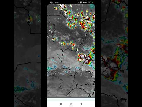Chuvas e trovoadas isoladas em parte do centro-oeste 25/10/2026 #Cuiabá #Sinop #Goiás #Goiânia