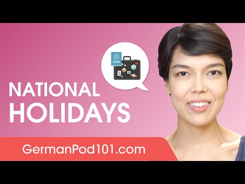 Talking About National Holidays - German Conversational Phrases