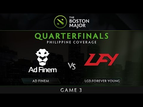 Ad Finem vs LFY| Boston Major | Quarter Finals | Game 3