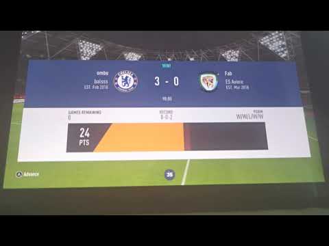 Winning FIFA 19 Nintendo switch online division 1 reward.