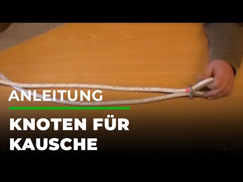 Anleitung: Knoten für Kausche | GRUBE.DE