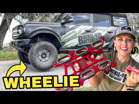 Can Buttercup Pop a Wheelie? Testing Boomba Intake Manifold & Throttle Body Spacers on 2.7L Bronco!