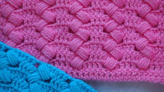 Crochet ZigZag Puff Stitch ✨️ Easy Pattern