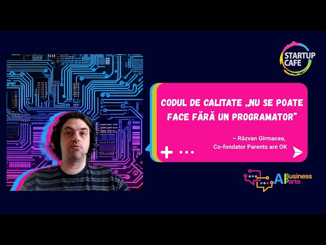 VIDEO Antreprenor român, cu aplicație dezvoltată cu ajutorul AI: Codul de calitate „nu se poate face fără un programator”
