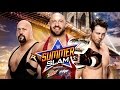 WWE Summerslam 2015 Ryback Vs The Miz Vs Big Show WWE2k15 Summerslam