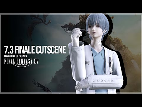 FINAL DAWNTRAIL MSQ CUTSCENE - FFXIV 7.3 [4K]