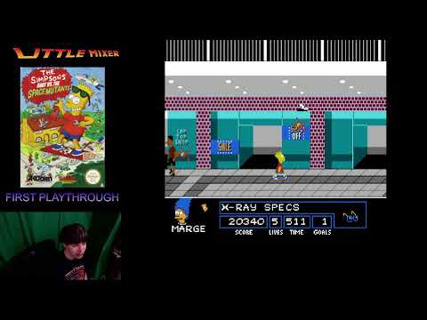 The Simpsons Bart Vs the Space Mutants - Full First Playthrough
