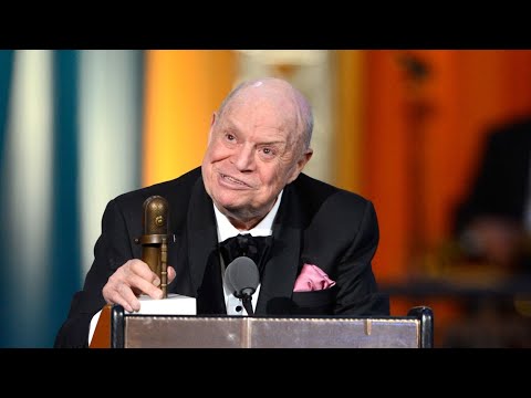 Don Rickles accept Johnny Carson award at Comedy Award 2012