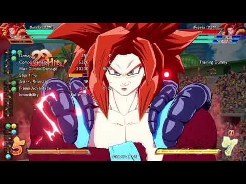 Day 1 easy SS4 Gogeta TOD no level up 5.5 bar WORKS ON ENTIRE CAST ANYWHERE  DRAGON BALL FighterZ