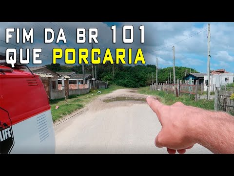 T2 ep 20 -- SÃO JOSÉ DO NORTE RS, A BR 101 ACABA AQUI, E NÃO É NADA BONITO HEHEHE