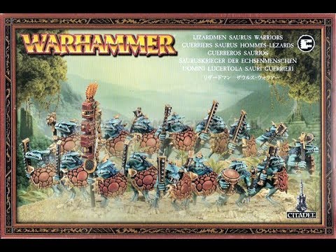 Warhammer lizardmen saurus warriors build