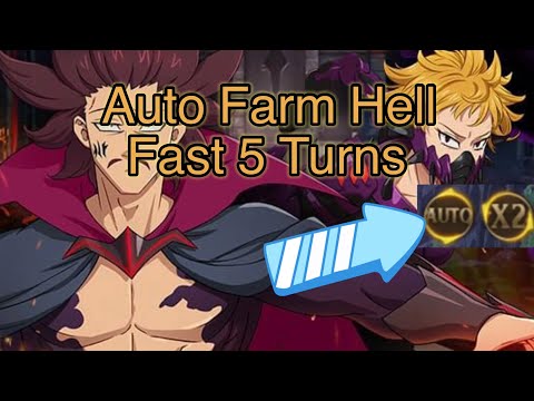 Auto Farm Final Boss Derieri And Monspeet Hell 7DS The Seven Deadly Sins Grand Cross SDSGC