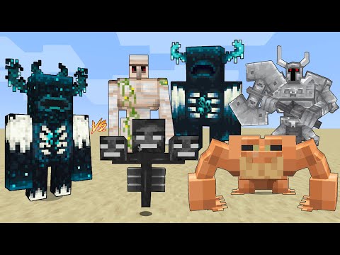 Norden Vs Warden, Ferrous Wroughtnaut, Mutant Frog, Iron golem, Wither