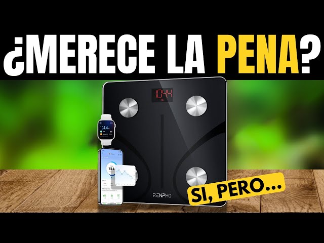 Vídeo relacionado con Báscula De Baño Digital RENPHO, Báscula De Peso Corporal De Alta Precisión Con Pantalla Iluminada, Graduación de 0,1 lb (50 g) precisión, Tecnología Step-On, 180kg/400lb, Negro, Core 1S