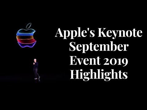 Apple's Keynote September Event 2019 Highlights