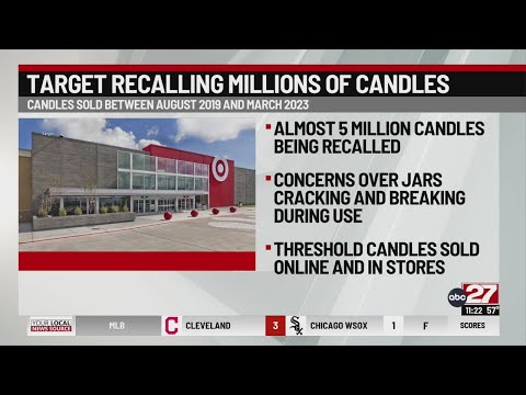 Target recalls nearly 5 million Threshold candles due to burn hazard