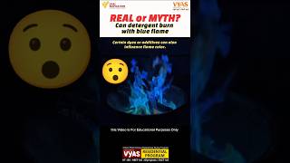 REAL or MYTH? | Can detergent burn with blue flame