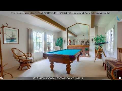 Priced at $1,299,000 - 3325 Vista Rocosa, Escondido, CA 92029