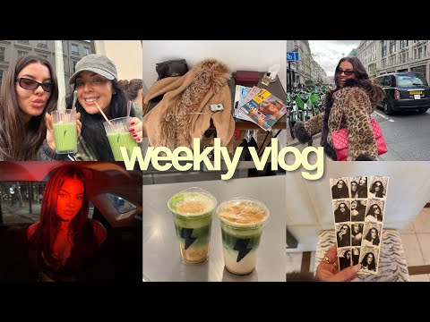 weekly vlog 🥐 cinz in paris, flea market + london side quest and matcha tour lol 🍵