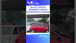 Kasus di Subang, Mayat Wanita Berambut Merah Ditemukan Tewas Penuh Luka di dalam Mobil Merah