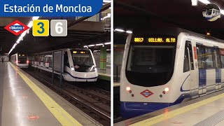 Circulaciones por Moncloa L3 y L6 - Metro de Madrid (Series 3000, 8400 2º)