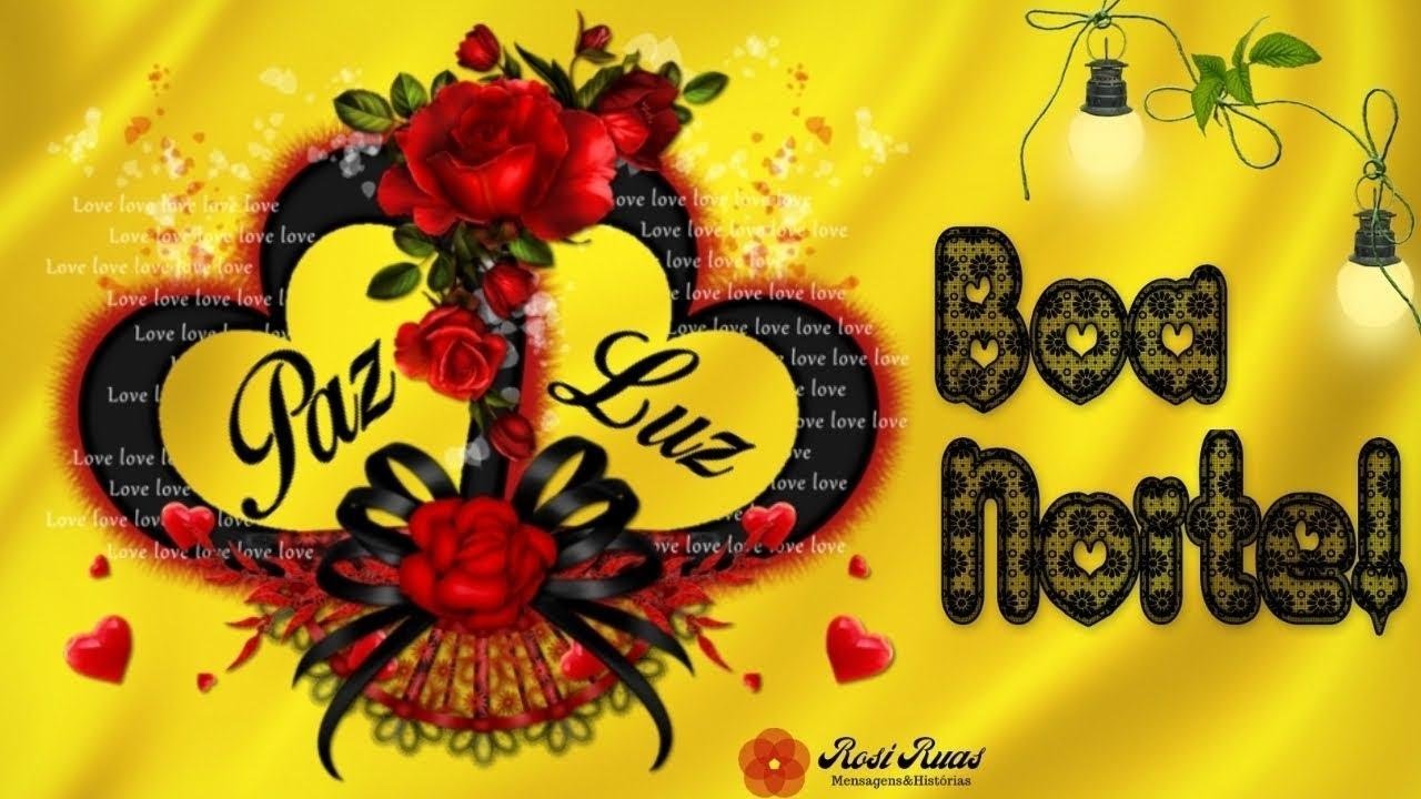 Boa Noite / Paz e Luz! Linda mensagem de Boa Noite!