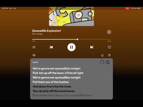 Quesadilla explosion