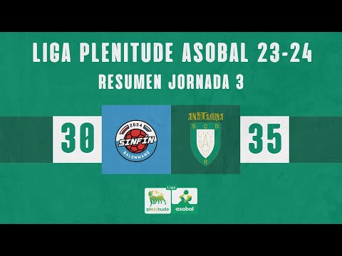 ASOBAL - RESUMEN - J03 - Blendio Sinfín vs Helvetia Anaitasuna (2023-2024)