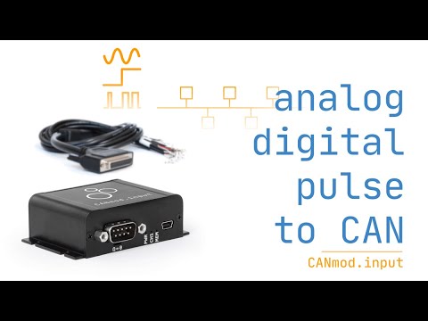 Analog/Digital/Pulse to CAN Bus Converter (8x) | CANmod.input