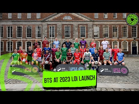 BTS AT THE 2023 LEAGUE OF IRELAND LAUNCH 🤩