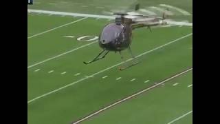 Alabama brought two helicopters to blowout dry the field 👀😂💯🏈