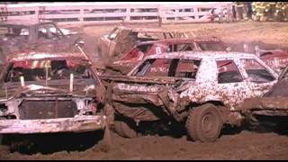 preview picture of video '9-17-2011 Alexandria, Ky. Demo Derby 2nd Big Car Qualifying Heat'